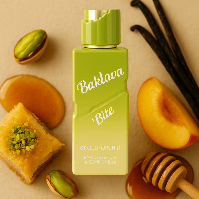 🥧 Baklava Bite – Gulf Orchid (100 ml EDP)